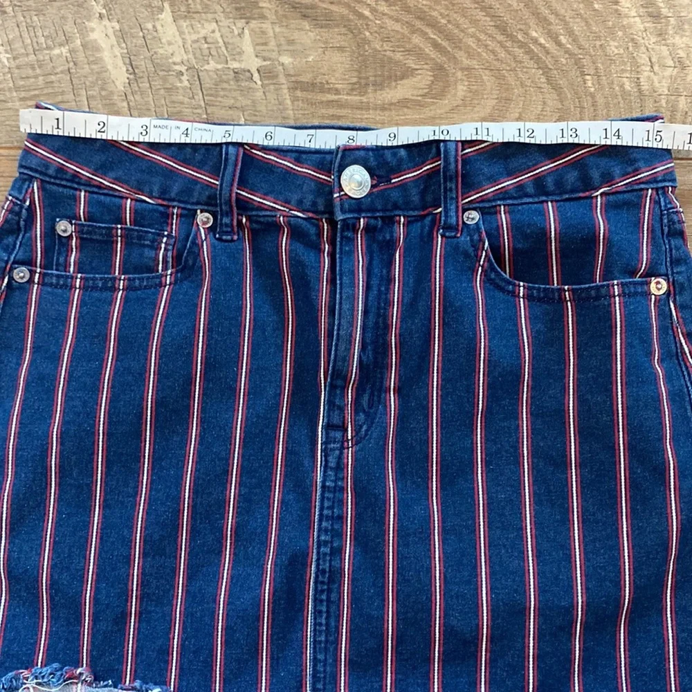 American Eagle Red/White/Blue High Rise Mini Skirt, Women’s size 10 - Picture 7 of 9